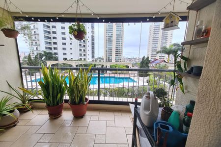 Varanda da Sala de apartamento à venda com 3 quartos, 107m² em Jardim Avelino, São Paulo