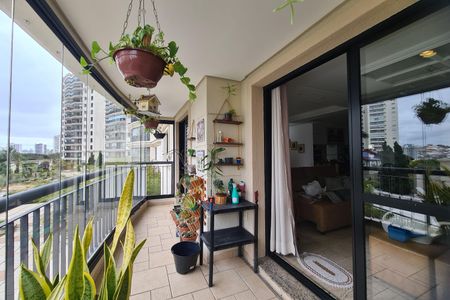 Varanda da Sala de apartamento à venda com 3 quartos, 107m² em Jardim Avelino, São Paulo