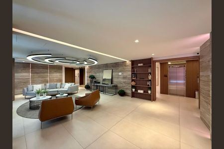 Apartamento à venda com 103m², 3 quartos e 2 vagasHall Social Bloco