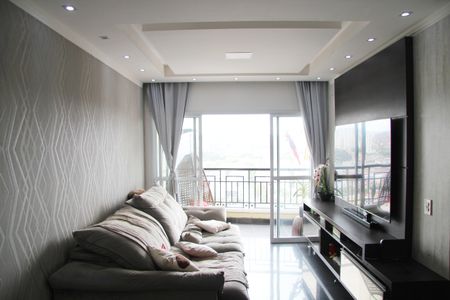 Sala  de apartamento à venda com 3 quartos, 82m² em Picanço, Guarulhos