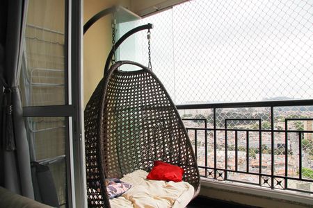 Varanda da Sala de apartamento à venda com 3 quartos, 82m² em Picanço, Guarulhos