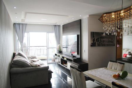 Sala  de apartamento à venda com 3 quartos, 82m² em Picanço, Guarulhos