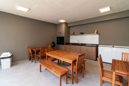 Apartamento à venda com 26m², 1 quarto e sem vaga Apartamento à venda com 26m², 1 quarto e sem vagaÁrea comum - Churrasqueira