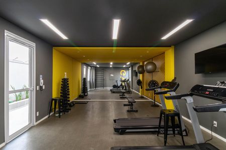 Apartamento à venda com 26m², 1 quarto e sem vaga Apartamento à venda com 26m², 1 quarto e sem vagaÁrea comum - Academia