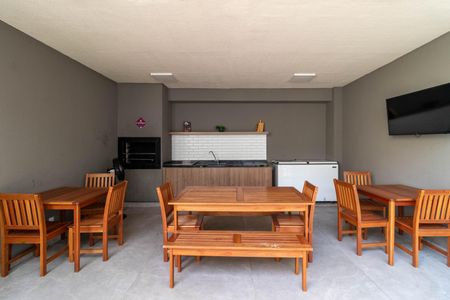 Apartamento à venda com 26m², 1 quarto e sem vaga Apartamento à venda com 26m², 1 quarto e sem vagaÁrea comum - Churrasqueira