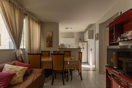Sala de apartamento à venda com 2 quartos, 50m² em São João Batista, Belo Horizonte