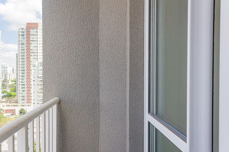 Varanda da Sala de apartamento à venda com 1 quarto, 40m² em Barra Funda, São Paulo