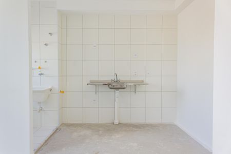 Apartamento à venda com 40m², 1 quarto e sem vaga Apartamento à venda com 40m², 1 quarto e sem vagaCozinha e Área de Serviço