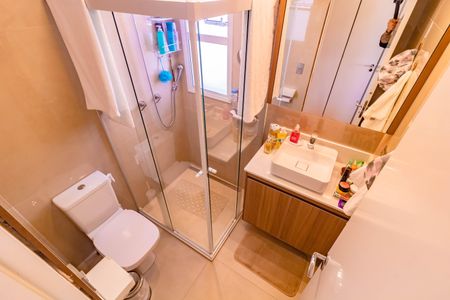 Apartamento à venda com 84m², 3 quartos e 2 vagasBanheiro da Suíte