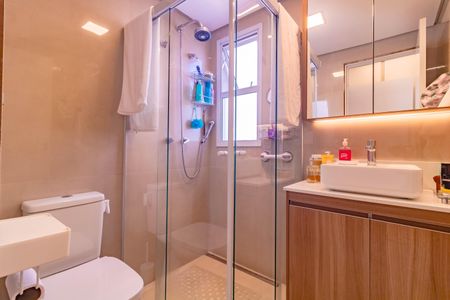 Apartamento à venda com 84m², 3 quartos e 2 vagasBanheiro da Suíte