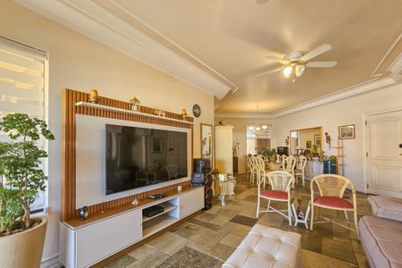 Sala de apartamento para alugar com 4 quartos, 180m² em Balneario Guarujá, Guarujá