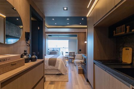 Studio à venda com 27m², 1 quarto e sem vaga Studio à venda com 27m², 1 quarto e sem vagaCozinha