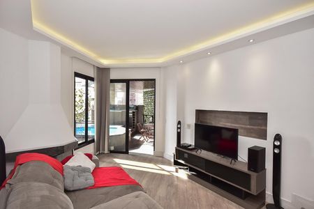 Apartamento para alugar com 81m², 1 quarto e 2 vagasSala