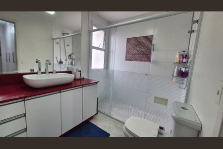 Banheiro de apartamento à venda com 3 quartos, 156m² em Centro, Santo André