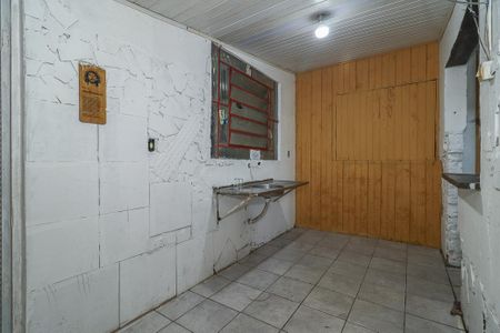 Cozinha de casa para alugar com 1 quarto, 27m² em Farrapos, Porto Alegre