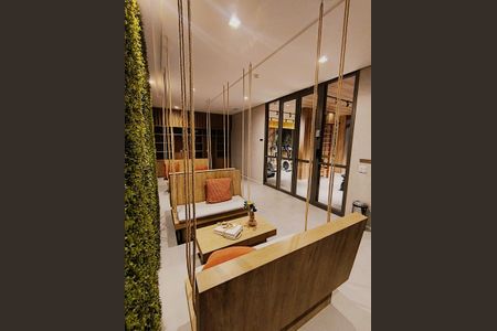 Studio à venda com 25m², 1 quarto e sem vagaHall social