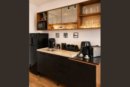 Studio à venda com 25m², 1 quarto e sem vagaCozinha