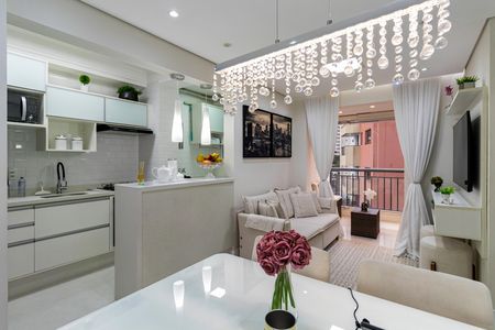 Sala de apartamento para alugar com 2 quartos, 49m² em Vila Andrade, São Paulo