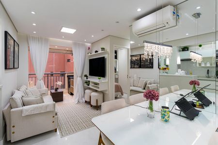 Sala de apartamento para alugar com 2 quartos, 49m² em Vila Andrade, São Paulo