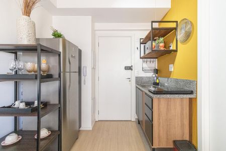 Studio para alugar com 27m², 1 quarto e sem vagaCozinha