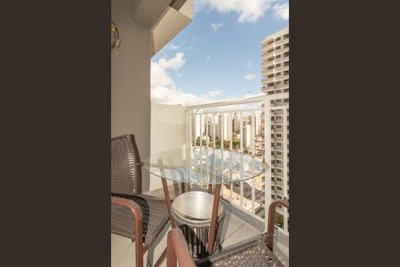 Studio para alugar com 27m², 1 quarto e sem vagaSacada da Sala