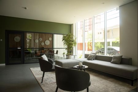 Apartamento para alugar com 32m², 1 quarto e sem vagaHall social