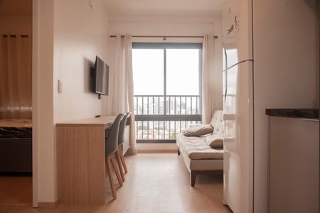 Sala de apartamento para alugar com 1 quarto, 32m² em Mirandópolis, São Paulo