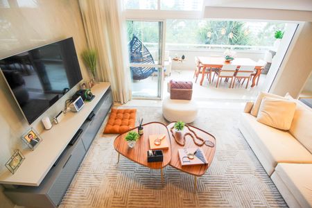 Sala de apartamento à venda com 3 quartos, 246m² em Vila Suzana, São Paulo
