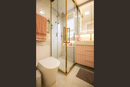 Apartamento à venda com 246m², 3 quartos e 4 vagasBanheiro da Suíte 3