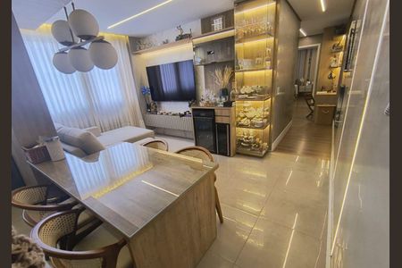 Sala de apartamento para alugar com 2 quartos, 80m² em Buritis, Belo Horizonte