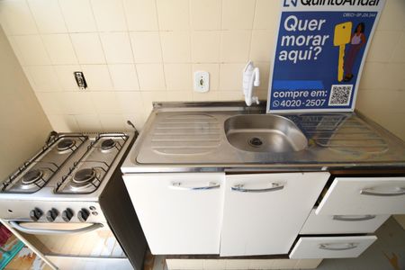 Cozinha de apartamento para alugar com 1 quarto, 44m² em Centro, Campinas