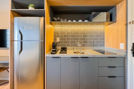 Studio para alugar com 23m², 1 quarto e sem vaga Studio para alugar com 23m², 1 quarto e sem vagaCozinha