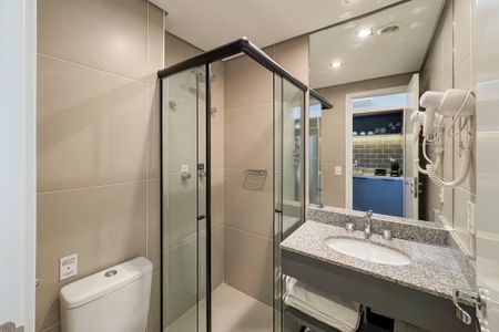 Studio para alugar com 23m², 1 quarto e sem vaga Studio para alugar com 23m², 1 quarto e sem vagaBanheiro