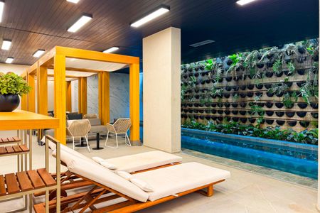 Studio para alugar com 23m², 1 quarto e sem vaga Studio para alugar com 23m², 1 quarto e sem vagaPiscina Coberta