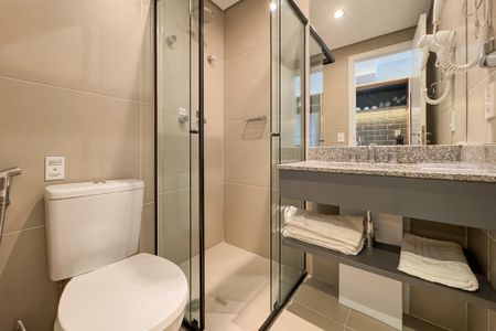 Studio para alugar com 23m², 1 quarto e sem vaga Studio para alugar com 23m², 1 quarto e sem vagaBanheiro