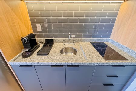 Studio para alugar com 23m², 1 quarto e sem vaga Studio para alugar com 23m², 1 quarto e sem vagaCozinha