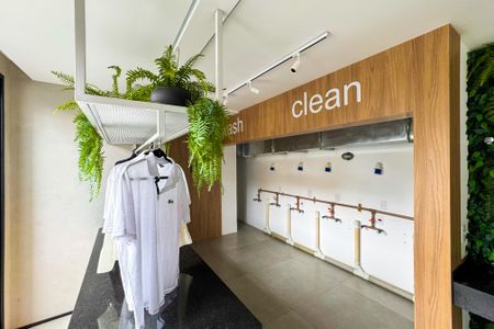 Studio para alugar com 23m², 1 quarto e sem vaga Studio para alugar com 23m², 1 quarto e sem vagaLavanderia