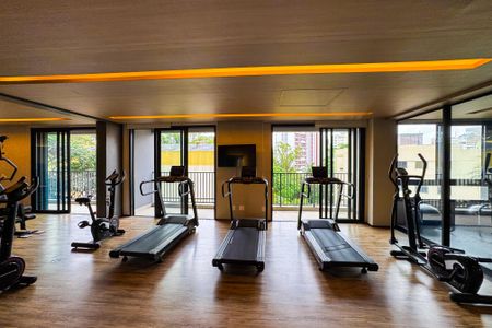 Studio para alugar com 23m², 1 quarto e sem vaga Studio para alugar com 23m², 1 quarto e sem vagaAcademia