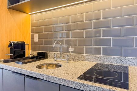 Studio para alugar com 23m², 1 quarto e sem vaga Studio para alugar com 23m², 1 quarto e sem vagaCozinha