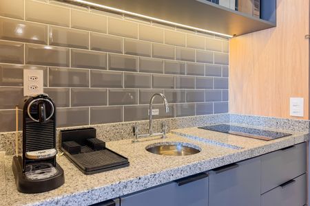 Studio para alugar com 23m², 1 quarto e sem vaga Studio para alugar com 23m², 1 quarto e sem vagaCozinha