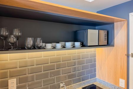 Studio para alugar com 23m², 1 quarto e sem vaga Studio para alugar com 23m², 1 quarto e sem vagaCozinha