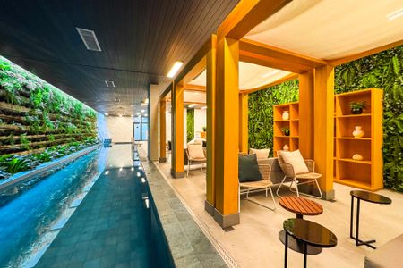 Studio para alugar com 23m², 1 quarto e sem vaga Studio para alugar com 23m², 1 quarto e sem vagaPiscina Coberta