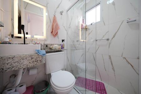 Casa de condomínio à venda com 91m², 2 quartos e 1 vagaBanheiro da Suíte 1