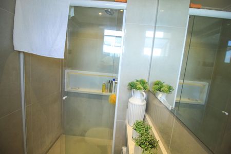 Banheiro da Suíte de apartamento à venda com 1 quarto, 29m² em Brás, São Paulo