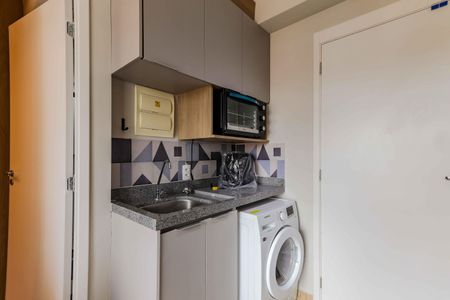 Studio para alugar com 24m², 1 quarto e sem vagaCozinha e Área de Serviço