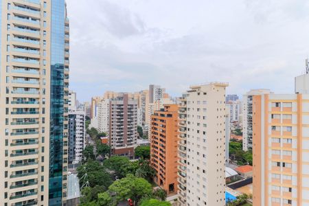 Vista da Varanda da Sala de apartamento para alugar com 1 quarto, 28m² em Campo Belo, São Paulo