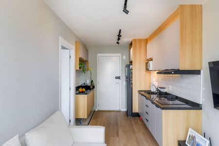 Sala de apartamento para alugar com 1 quarto, 28m² em Campo Belo, São Paulo