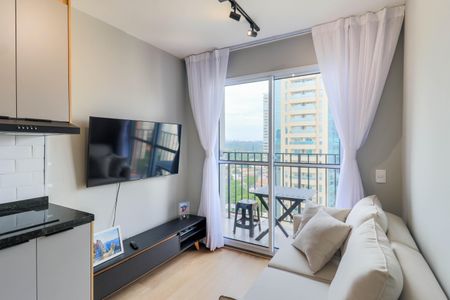 Sala de apartamento para alugar com 1 quarto, 28m² em Campo Belo, São Paulo