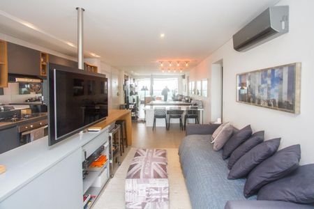 Sala de apartamento à venda com 2 quartos, 68m² em Campo Belo, São Paulo