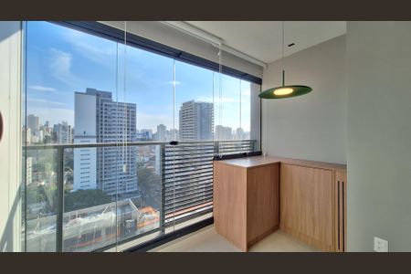 Varanda de apartamento à venda com 1 quarto, 28m² em Pompeia, São Paulo